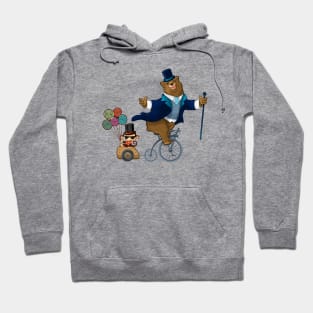 Party Time Bear and Monkey Hoodie